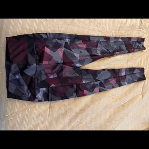 Multicolored sporty leggings sz Small